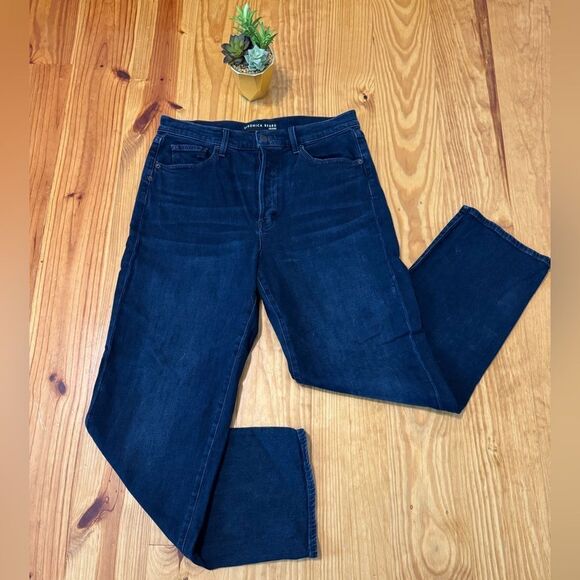 Veronica Beard Blake Classic Straight High Rise Dark River Jeans Size 30 - Picture 2 of 13